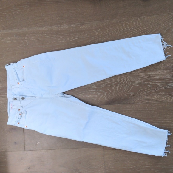 Gap - Cheeky Straight High Rise White Jeans - Picture 2 of 4